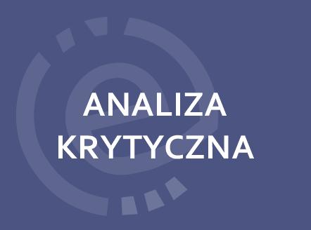 prostokąt z napisem: analiza krytyczna