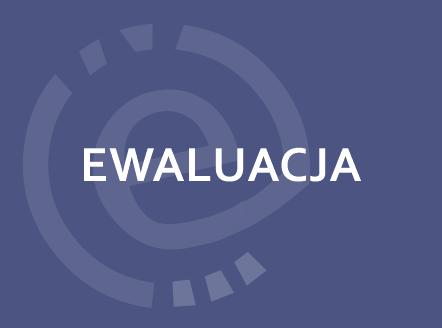 prostokąt z napisem: ewaluacja