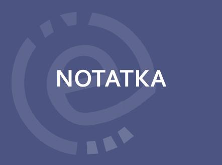 prostokąt z napisem: notatka