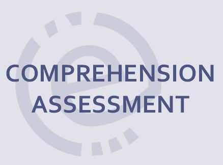 prostokąt z napisem: comprehension assessment