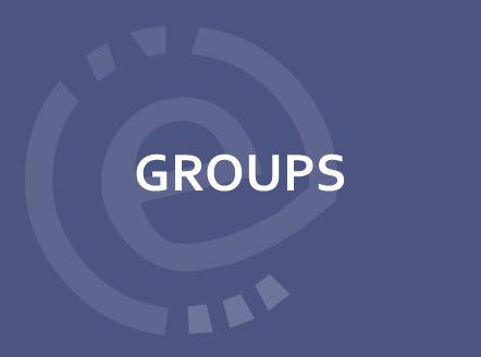 prostokąt z napisem: groups